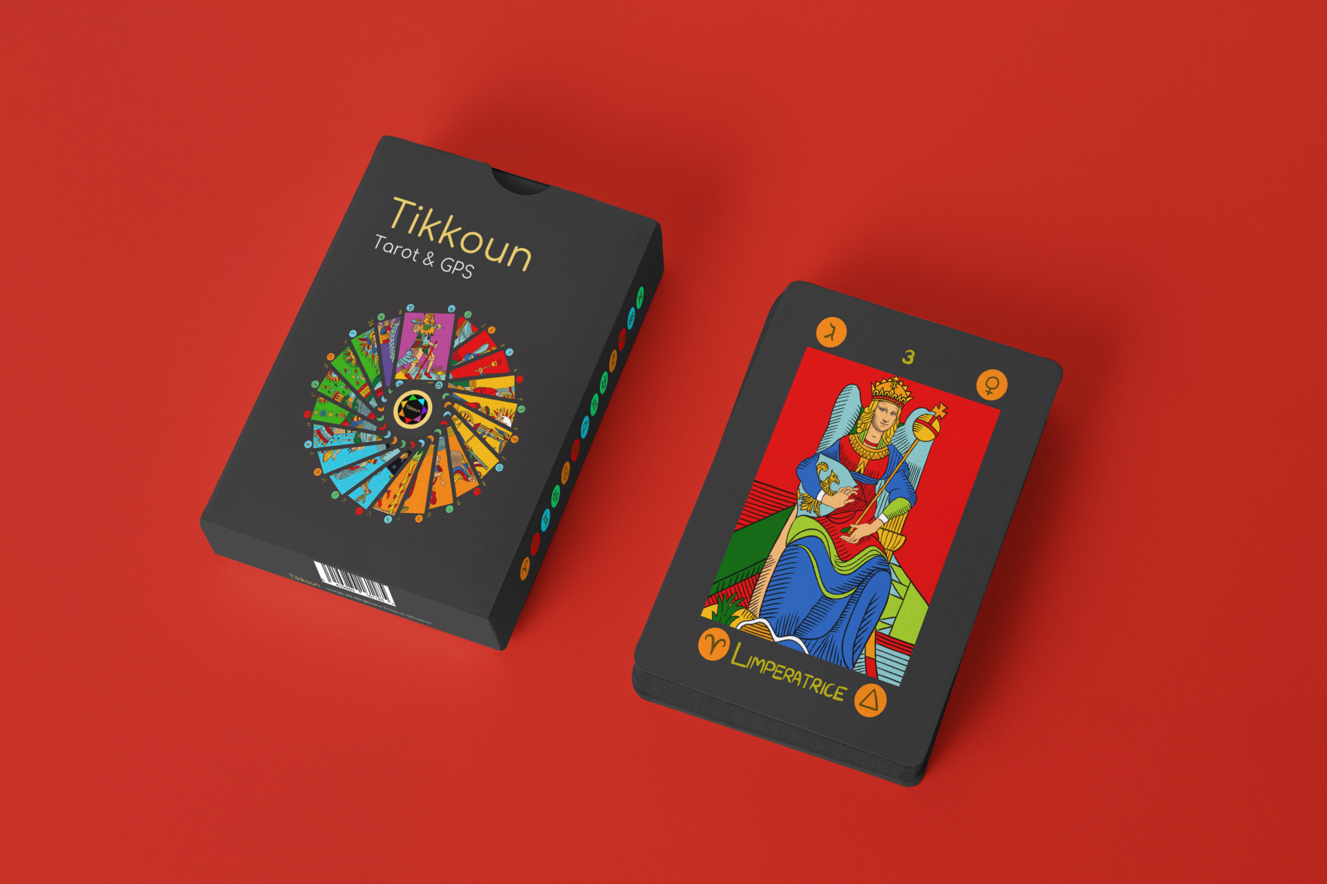 Jeu de Tarot Tikkoun — boîte L'Impératrice